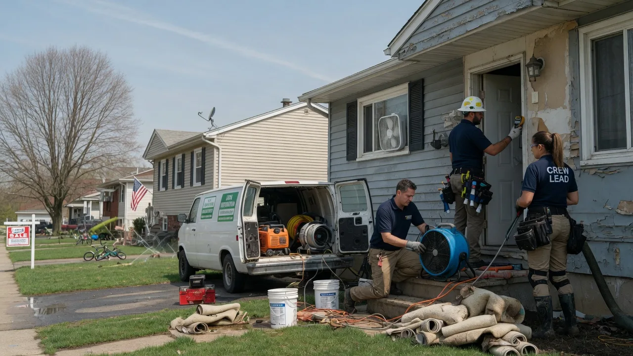 Flood Cleanup in Black Earth, WI near me
