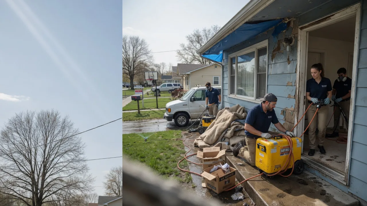 Basement Flood Cleanup in Black Earth, WI near me
